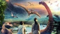 Dinozavrlar oroli backdrop
