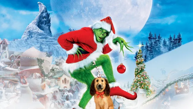 Grinch Yangi yil o'g'risi backdrop