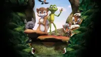 Ribbit laqabli qurbaqa backdrop