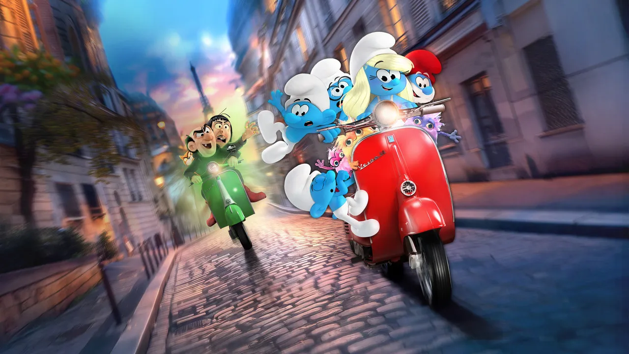 Smurflar kinoda backdrop