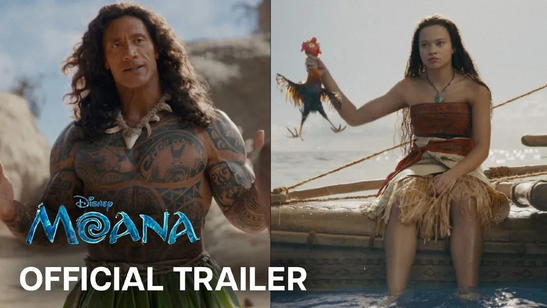 Moana jonli filmi ilk rasmiy treyleri namoyish qilindi