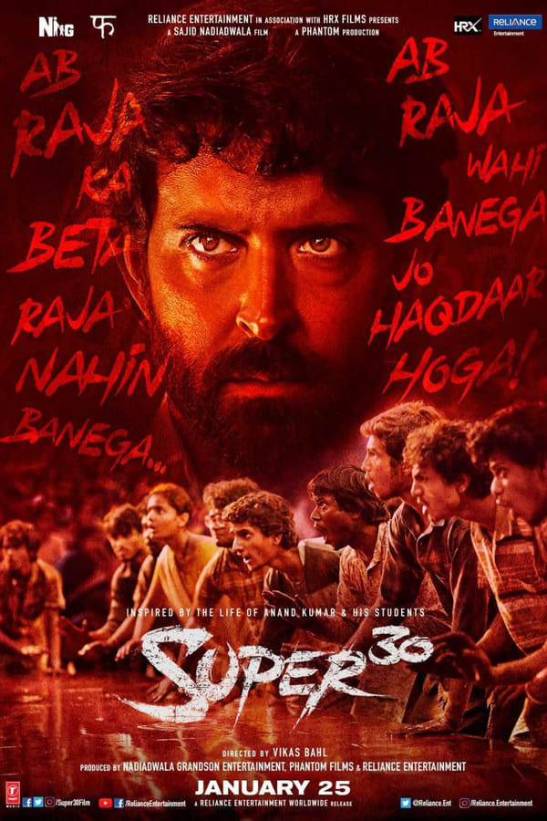 Poster of Super 30 movie