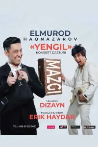 ELMUROD HAQNAZAROV - YENGIL NOMLI KONSERT DASTURI 2022 poster