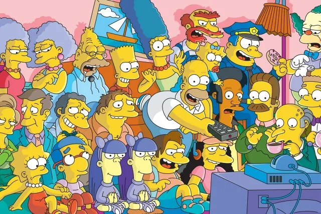 Simpsonlar serial backdrop